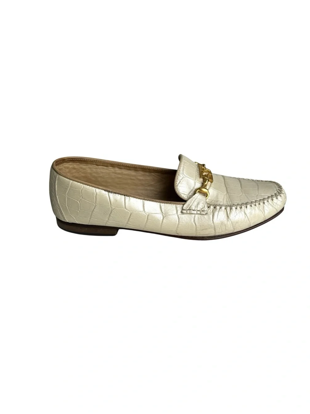 Escada croc embossed
